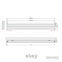 Designer Horizontal Radiator Oval Column Central Heating Double Panel Rads UK