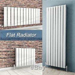Designer Horizontal Vertical Radiator Flat Panel Central Heating White Tall Up