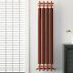 Designer Matte Copper Coil Vertical Tube Wall Radiator Central Heating Carisa