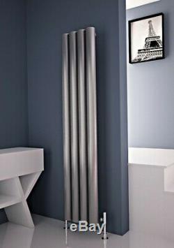 Designer Oxidised Aluminium Vertical Column Wall Radiator Central Heating Carisa