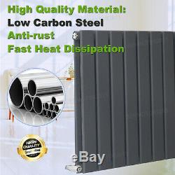 Designer Radiator Double Single Panel Anthracite Bathroom Central Heating Grey