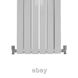 Designer Radiator Flat Panel Central Heating Horizontal Vertical Gloss White