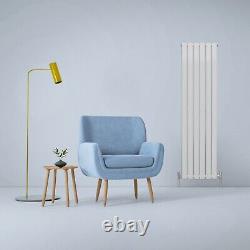 Designer Radiator Flat Panel Central Heating Horizontal Vertical Gloss White