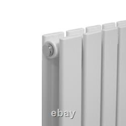 Designer Radiator Flat Panel Central Heating Horizontal Vertical Gloss White