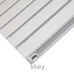 Designer Radiator Flat Panel Central Heating Horizontal Vertical Gloss White