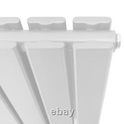 Designer Radiator Flat Panel Central Heating Horizontal Vertical Gloss White