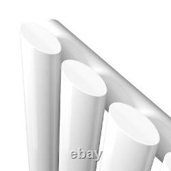 Designer Radiator Flat Panel Oval Column Horizontal Vertical Heating Rads White