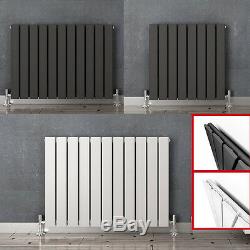Designer Radiator Flat Panel Oval Column Towel Rail Tall Upright Central Heating