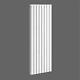 Designer Radiator Vertical Flat Panel Double Column Anthracite White 1600mm