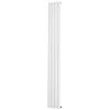 Designer Radiator Vertical Oval Column Central Heating Rads White Anthracite UK