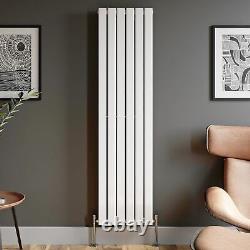 Designer Radiator Vertical White Flat Panel Rads Single Panel 1800x452mm