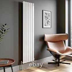 Designer Radiator Vertical White Flat Panel Rads Single Panel 1800x452mm