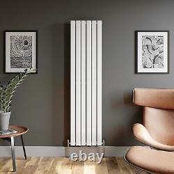 Designer Radiator Vertical White Flat Panel Rads Single Panel 1800x452mm