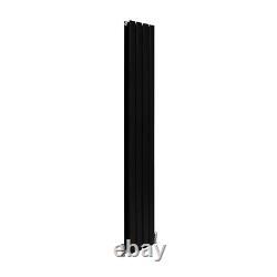 Designer Radiators Flat Panel Central Heating Horizontal Vertical Matte Black