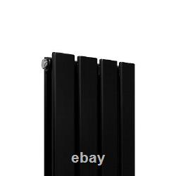 Designer Radiators Flat Panel Central Heating Horizontal Vertical Matte Black