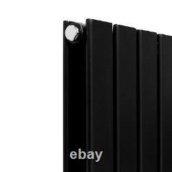 Designer Radiators Flat Panel Central Heating Horizontal Vertical Matte Black