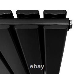 Designer Radiators Flat Panel Central Heating Horizontal Vertical Matte Black