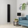 Designer Radiators Vertical Horizontal Double Oval Tube Heating Black