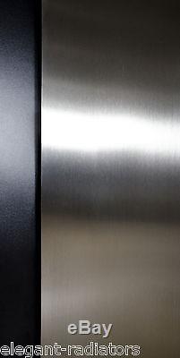 Designer Towel Rail Radiator Central Heating Bathroom BRUSHED Stainless Steel