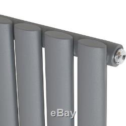 Designer Vertical Modern Upright Oval Single Column Radiator UK Central Heating