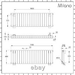 Designer radiator horizontal