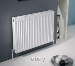Double Radiator Type 22 Convector White Central Heating 2 Panel Fins 72 SIZES K2
