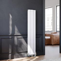 Double Radiator White Flat Panel Oval Column Central Heating Vertical Horizontal