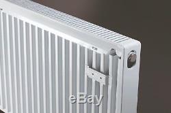 Double + Single Panel Convector Compact Central Heating White Radiator All Sizes