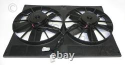 Dual 11 Electric Radiator Twin Cooling Fans with Shroud Extreme Cooling 2870CFM