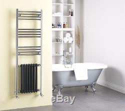 Duke Unique Traditional Victorian Radiator and Chrome Towel Rail Central Heating