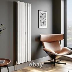 DuraTherm Vertical Double Flat Panel Designer Radiator 1800 x 532mm White