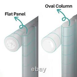 EMKE Vertical Tall Radiator Designer Flat Panel Column 1800 1600 Double Heating