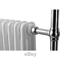 ENKI 963x673mm Traditional Bathroom Central Heated Towel Rail 8 Column Radiator