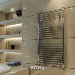 Eastbrook wingrave towel rail 1200x600 chrome Bathroom Radiator Modern