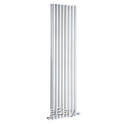 Efficient Steel Radiator White Long Double Column High Output Central Heating UK