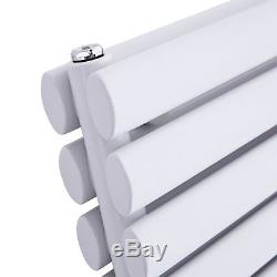 Efficient Steel Radiator White Tall Double Column High Output Central Heating