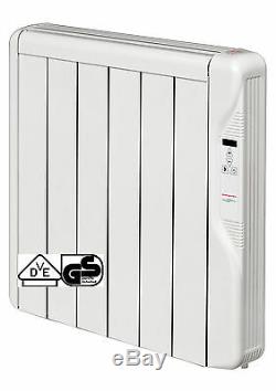 Elektroheizer Infrarot Heizkörper mit digitalem Thermostat + Wandhalterung 750 W