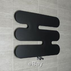 FOG Designer Towel Rail Central Heating Bathroom Radiator Black or White MODERN