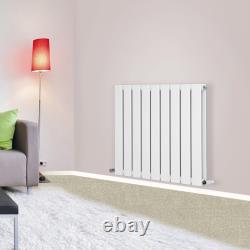 Flat Panel Double Column Designer Radiator Bathroom Central Heating Rads White