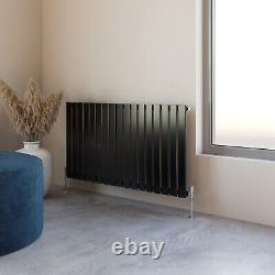 Flat Panel Oval Column Horizontal Vertical Radiator With Anthracite Manual Valve