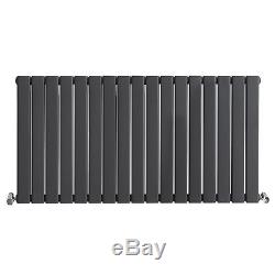 Flat Panel Radiator 600x1156 Bathroom Double Column Central Heating Anthracite