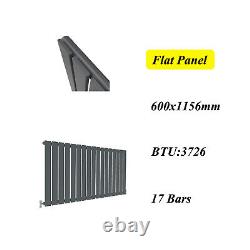 Flat Panel Radiator Towel Rail Central Heating Vertical Horizontal Anthracite