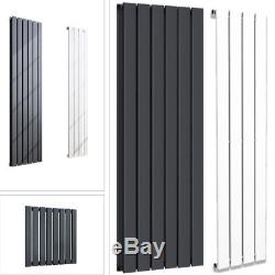 Flat Panel Radiators Home Central Heating Single Double Column White/Anthracite