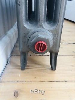 Freestanding Cast Iron CASTRADS Radiator In Grey Bronze Central Heating