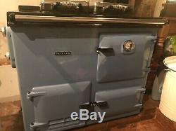 Gas BLUE Rayburn 380G central heating radiators, hot water, oven & hob