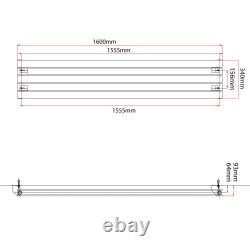 Grey Horizontal Flat Panel Radiator Single Double Central Heating Radiator