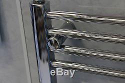 Heated Towel Ladder Rail Bathroom Radiator Warmer Central Heating Curved Flat