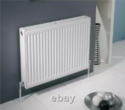 Henrad Compact Type 22 Radiator Double Panel Double Convector White Heating