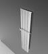 High Output Vertical Tall Aluminium Radiator Anthracite White Central Heating
