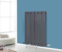 Horizontal Designer Flat Panel Column Radiator Central Heating Rads Anthracite